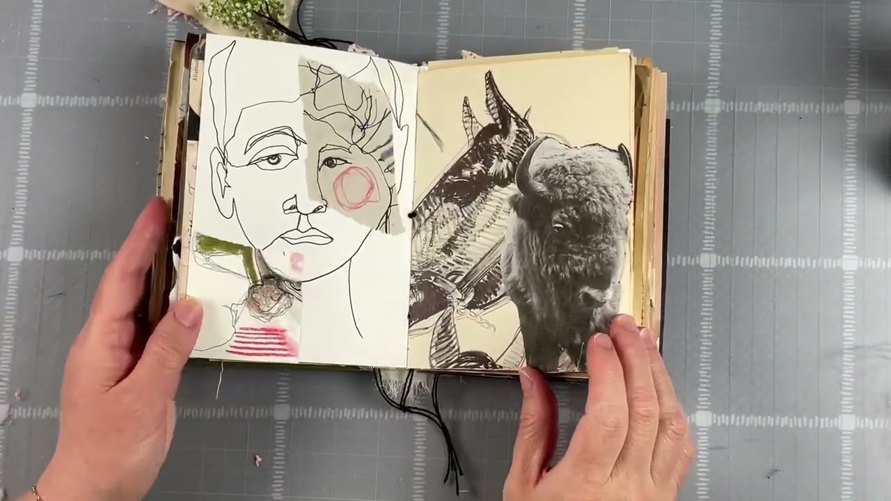Take a tour through my latest art journal! Joyful Art Journaling flip through