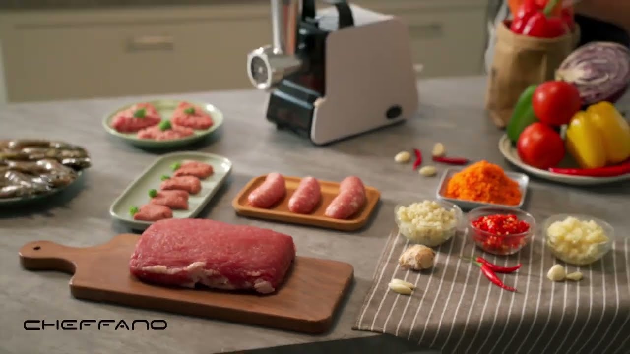 CHEFFANO Meat Grinder，2300W Max Food Grinder Electric, Meat Mincer Machine