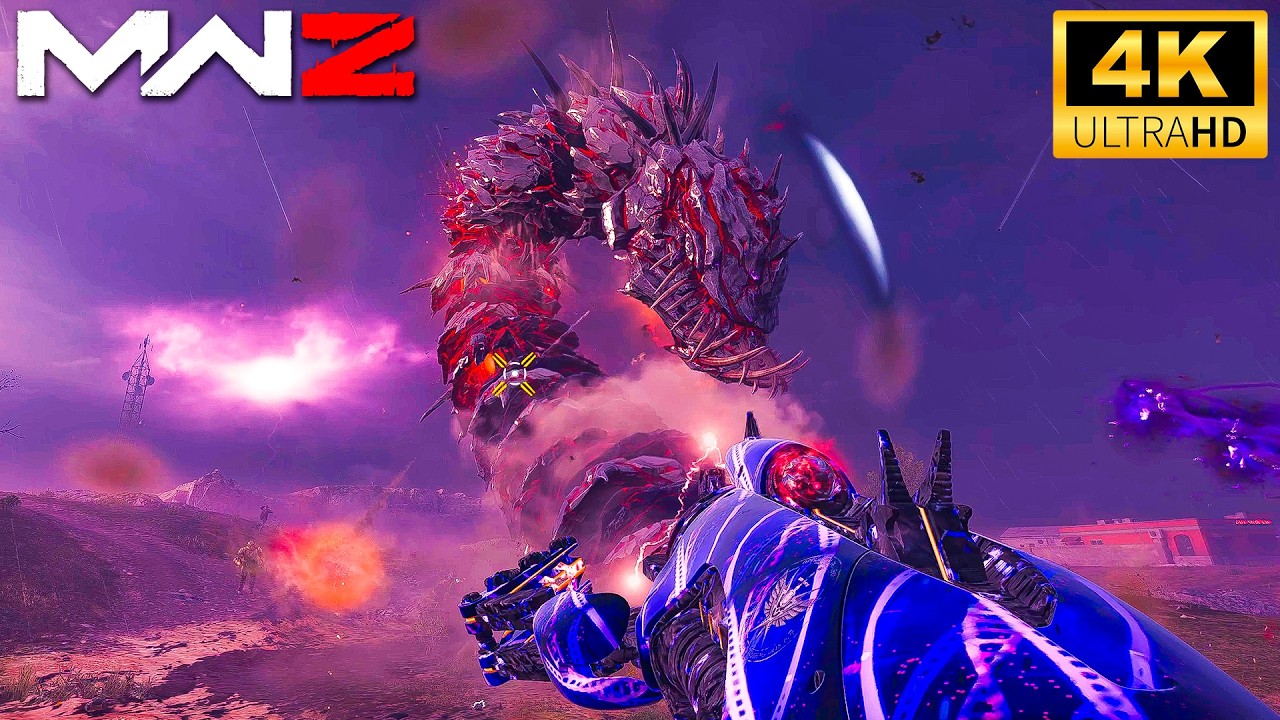 (PACK A PUNCH LVL 4) VR-11, RED WORM, ELDER DARK AETHER - MW3 ZOMBIES Gameplay 4K (No Commentary)