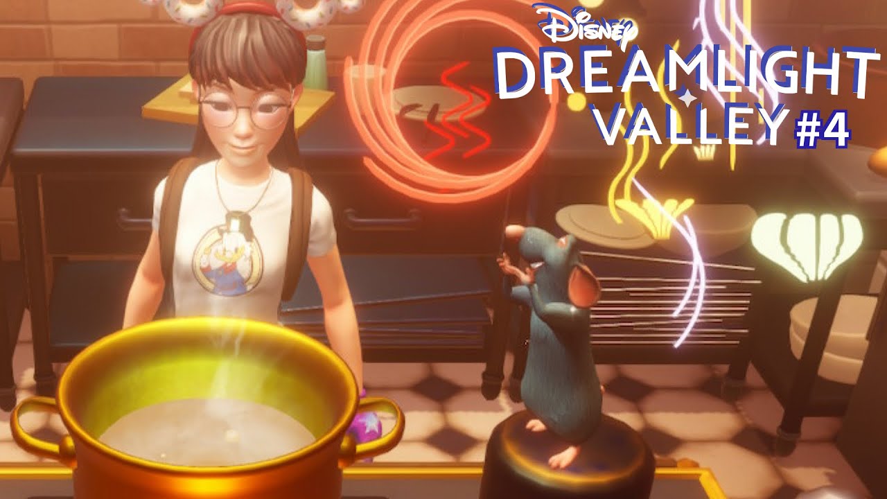 🍅 On débloque Cuisine + Château + Rémy Ratatouille 🐭 Disney Dreamlight Valley 4 Let's play couple