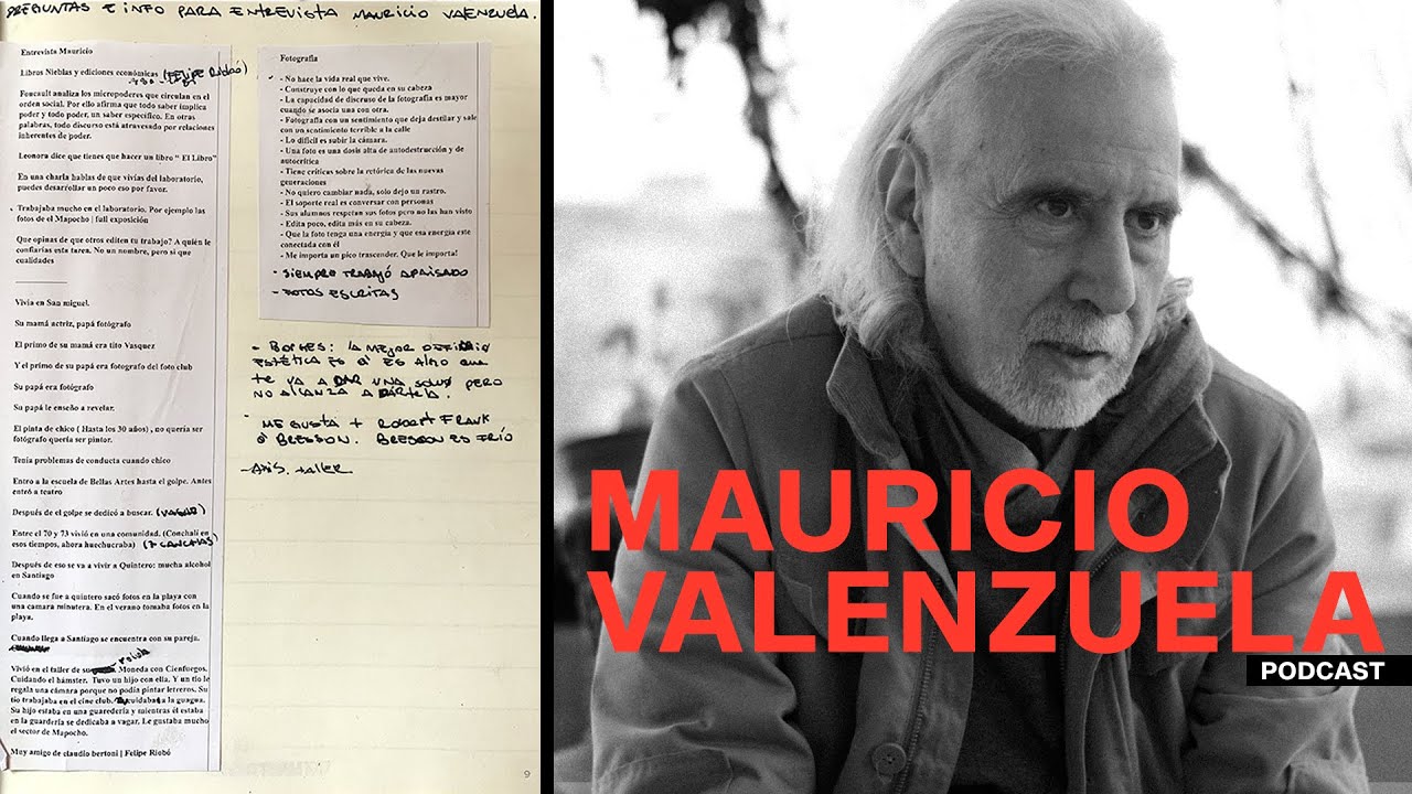 PODCAST: RETRATOS SONOROS | MAURICIO VALENZUELA | FOTOGRAFIA