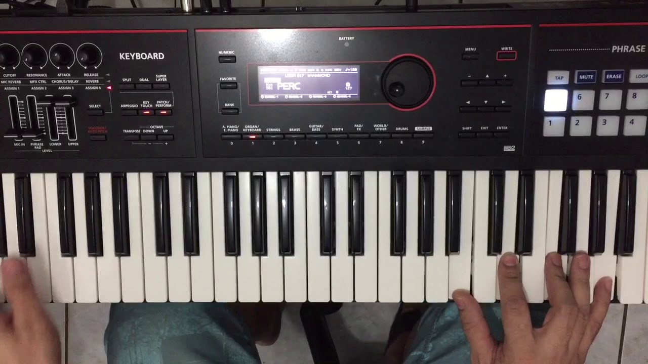 Roland XPS-30 with Hammond