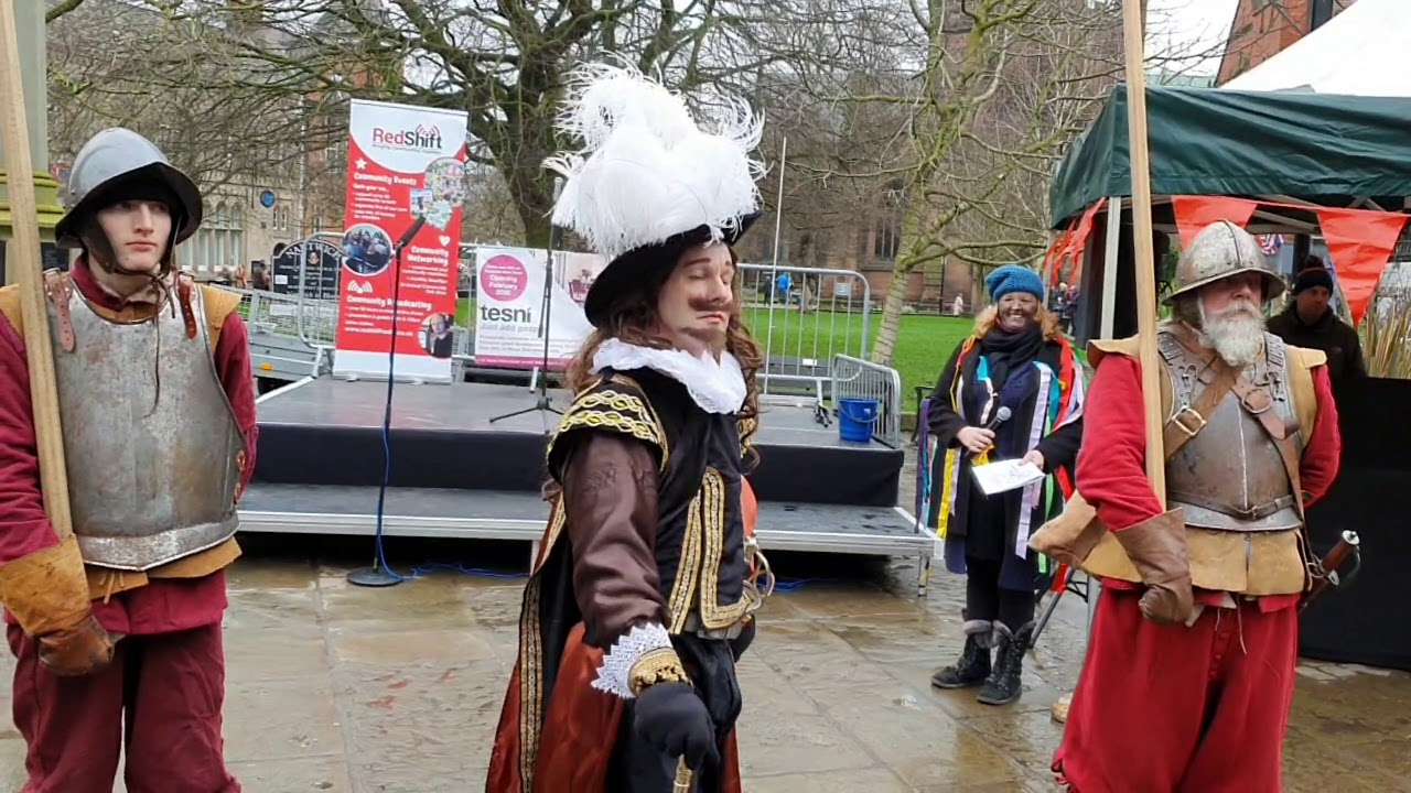 Battle of Nantwich event King Charles I Return appearance  Holly Holy Day