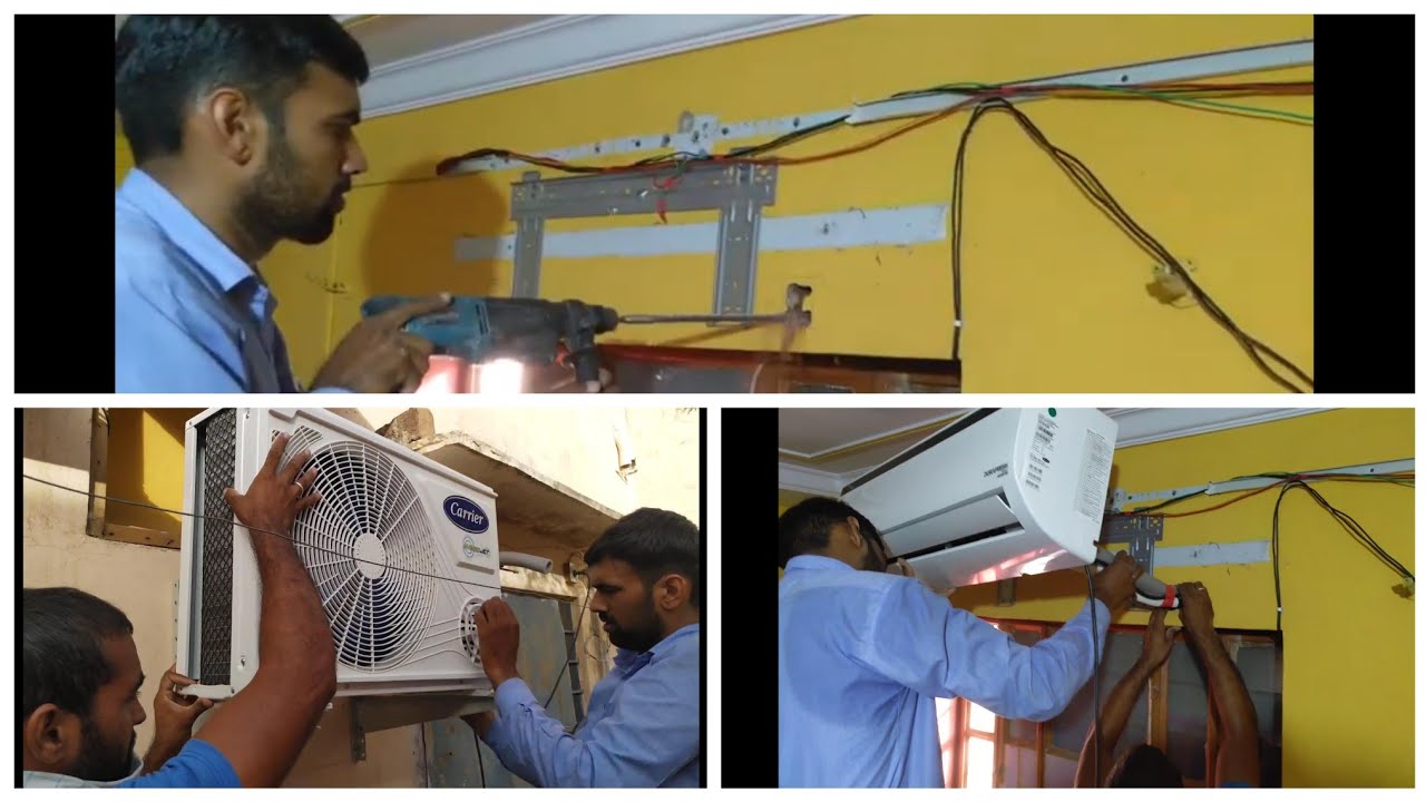 Carrier DURAFRESH 1.5 TON 5 STAR INVERTER HYBRIDJET AC INSTALLATION #DurafreshNeoX #SplitInverterAC