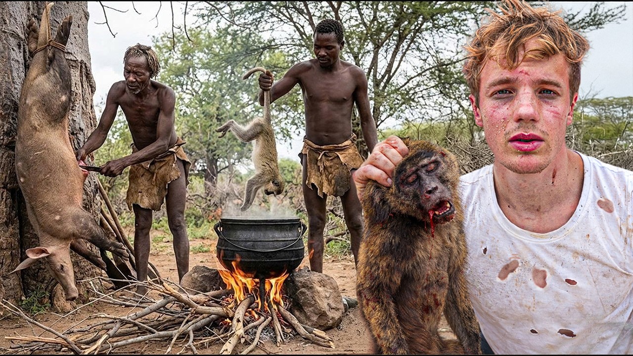 72 Hours With The Last Hunter-Gatherer Tribe On Earth!