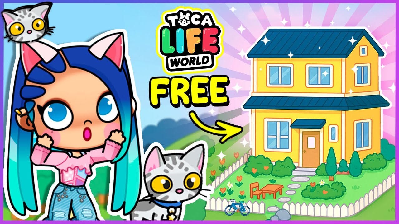 🏠✨ Как украсить самый эстетичный и бесплатный дом в Тока-Бока 🌴🐱 Лилия и тофу