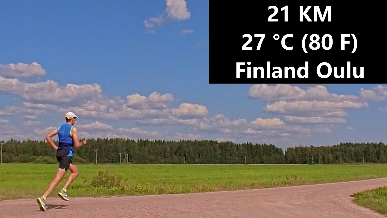 21 KM Road Running - Finland Oulu - July 2024