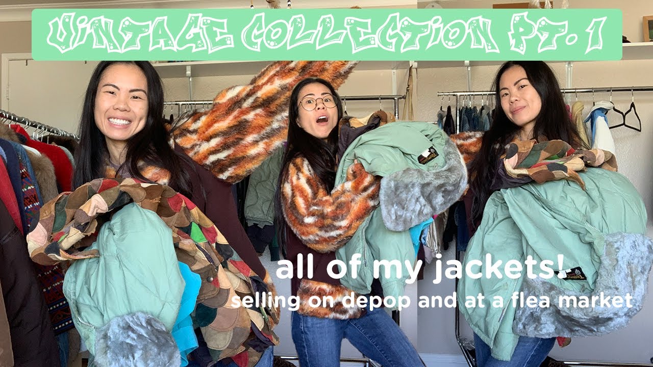 inside my MASSIVE vintage collection part 1 | jackets + outerwear | selling at a flea market prep