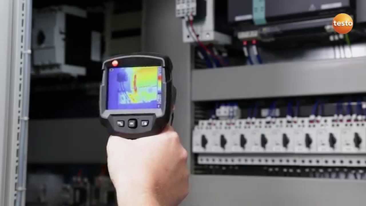 Thermografie im Elektrohandwerk mit der Wärmebildkamera testo 870 | Be sure. Testo