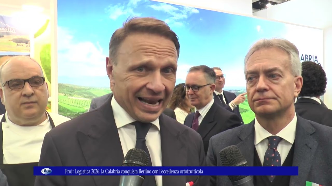 Fruit Logistica 2026.  La Calabria conquista Berlino con l’eccellenza ortofrutticola