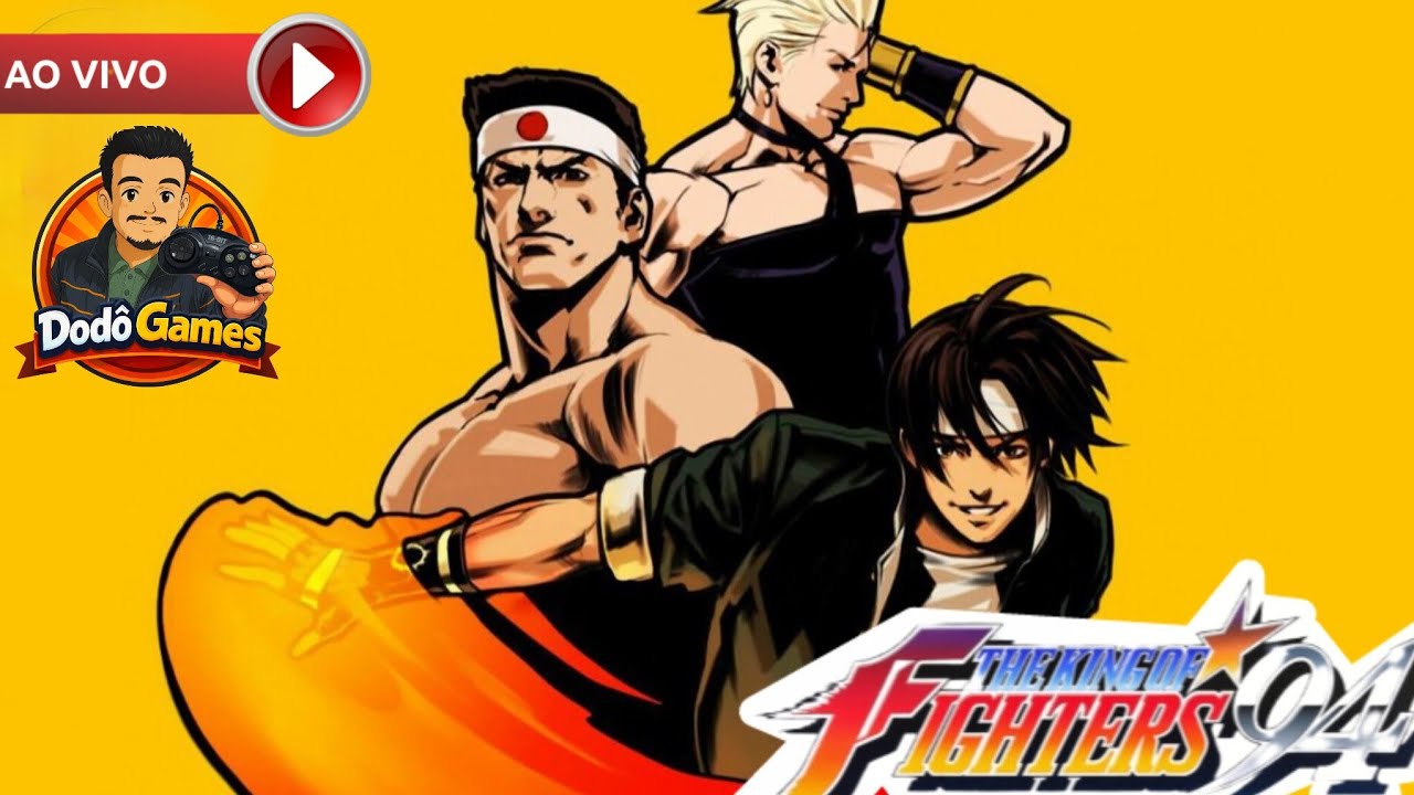 🔴THE KING OF FIGHTERS 94 AO VIVO! Primeira Gameplay até zerar (ou não) #kof94 #neogeo #snk