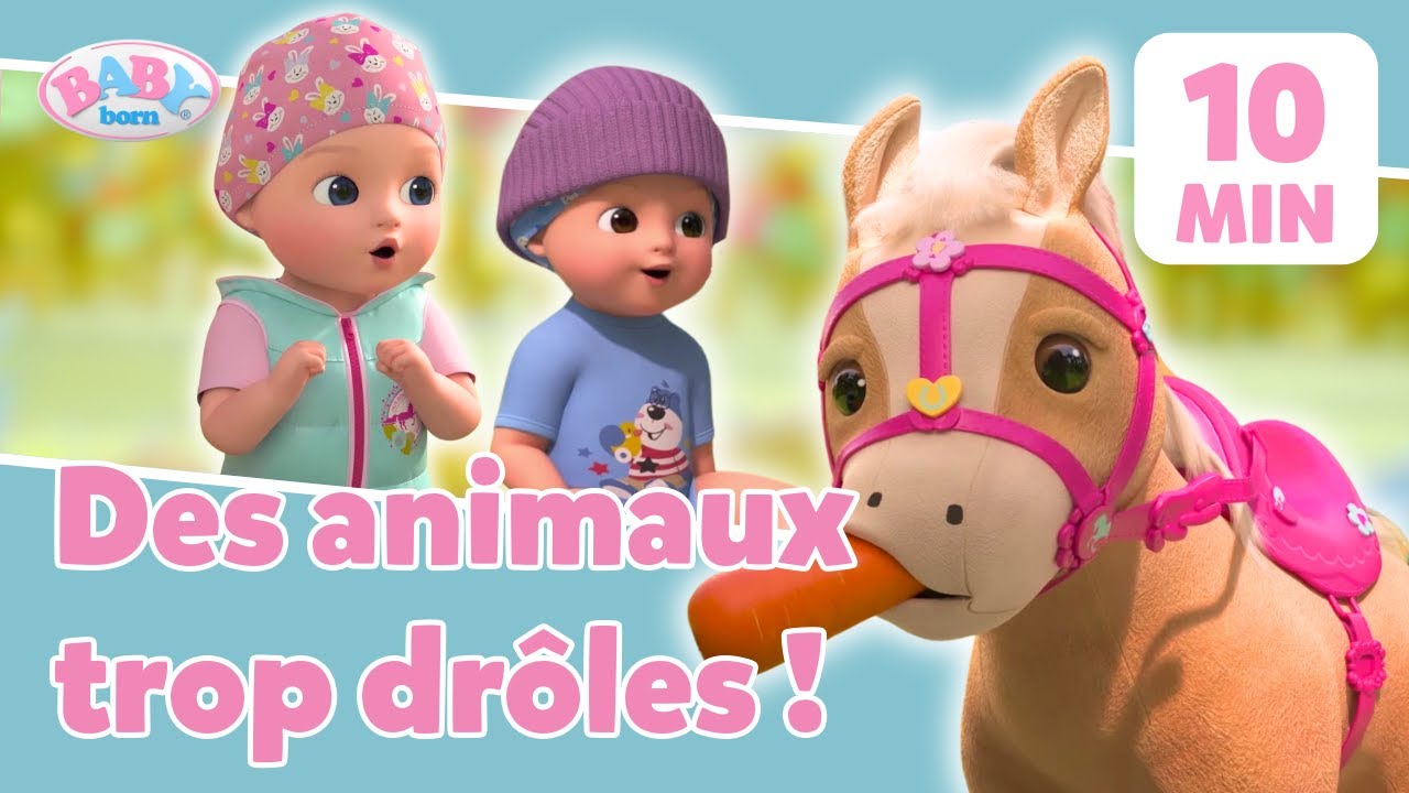 Découvrir les animaux 🐴🤗  | BABY Born dessin animé
