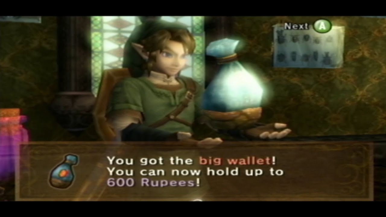 Twilight Princess - How To Get The Big Wallet