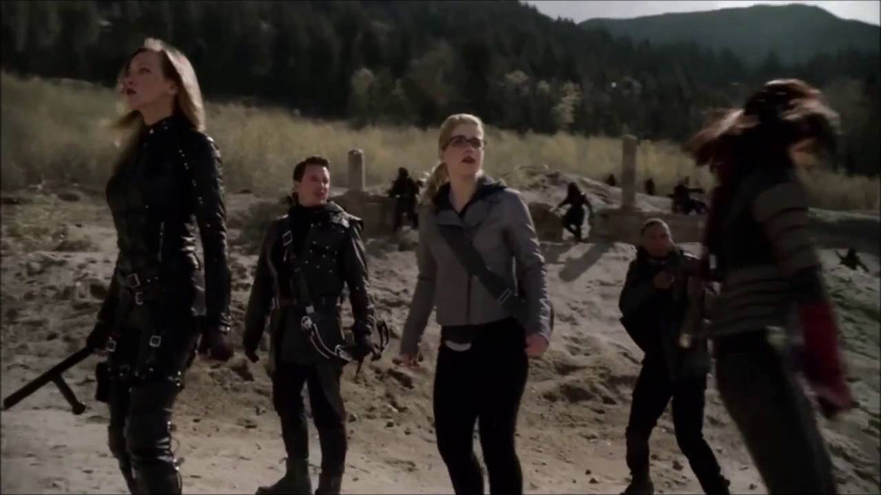 arrow music video soldiers