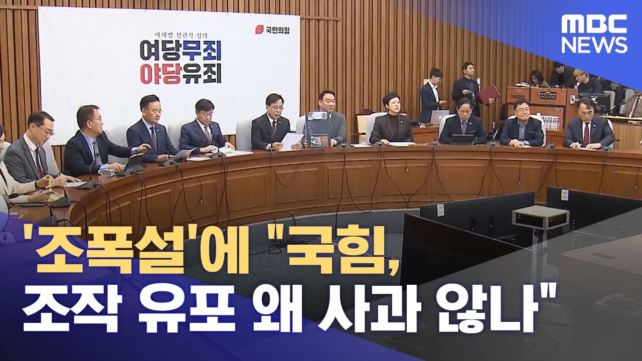 '조폭설'에 