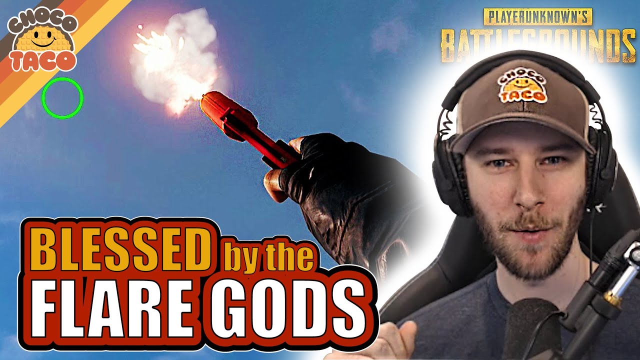 chocoTaco Has Been Blessed by the Flare Gods - PUBG Solos Gamelay