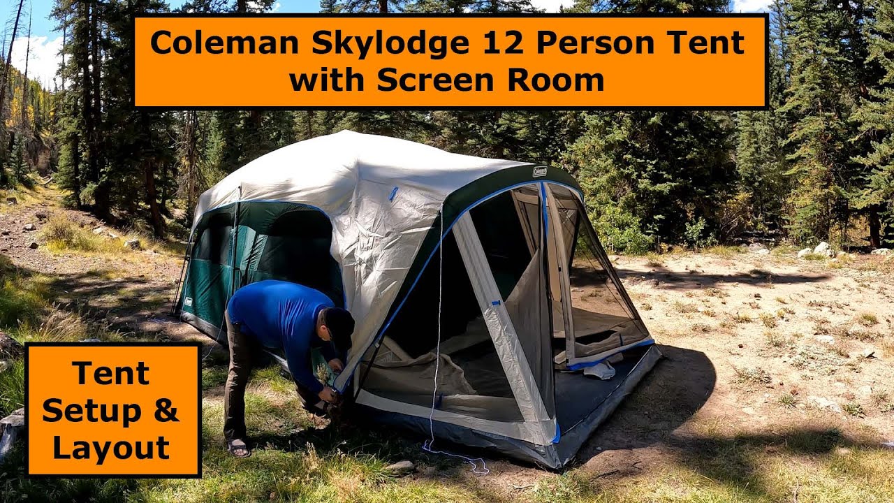 Coleman Skylodge Tent Setup