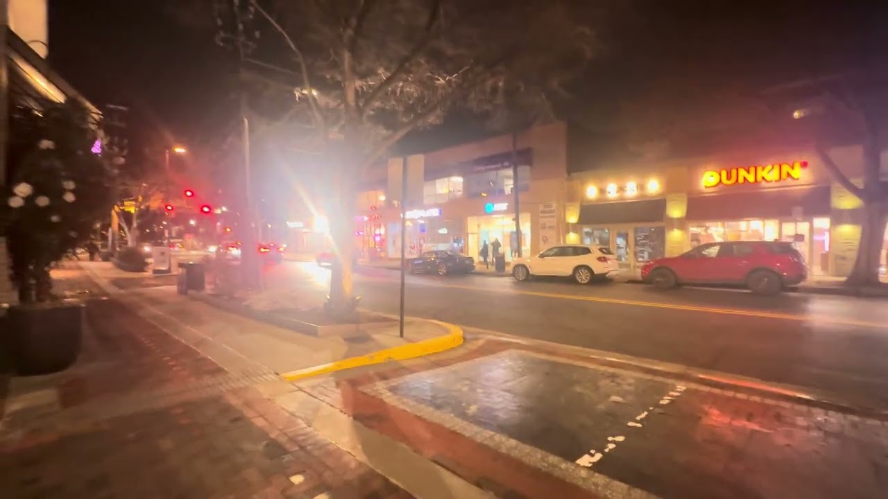 Washington DC Walking Tour: Bethesda Rush Hour: Woodmont Ave from Wisconsin Ave