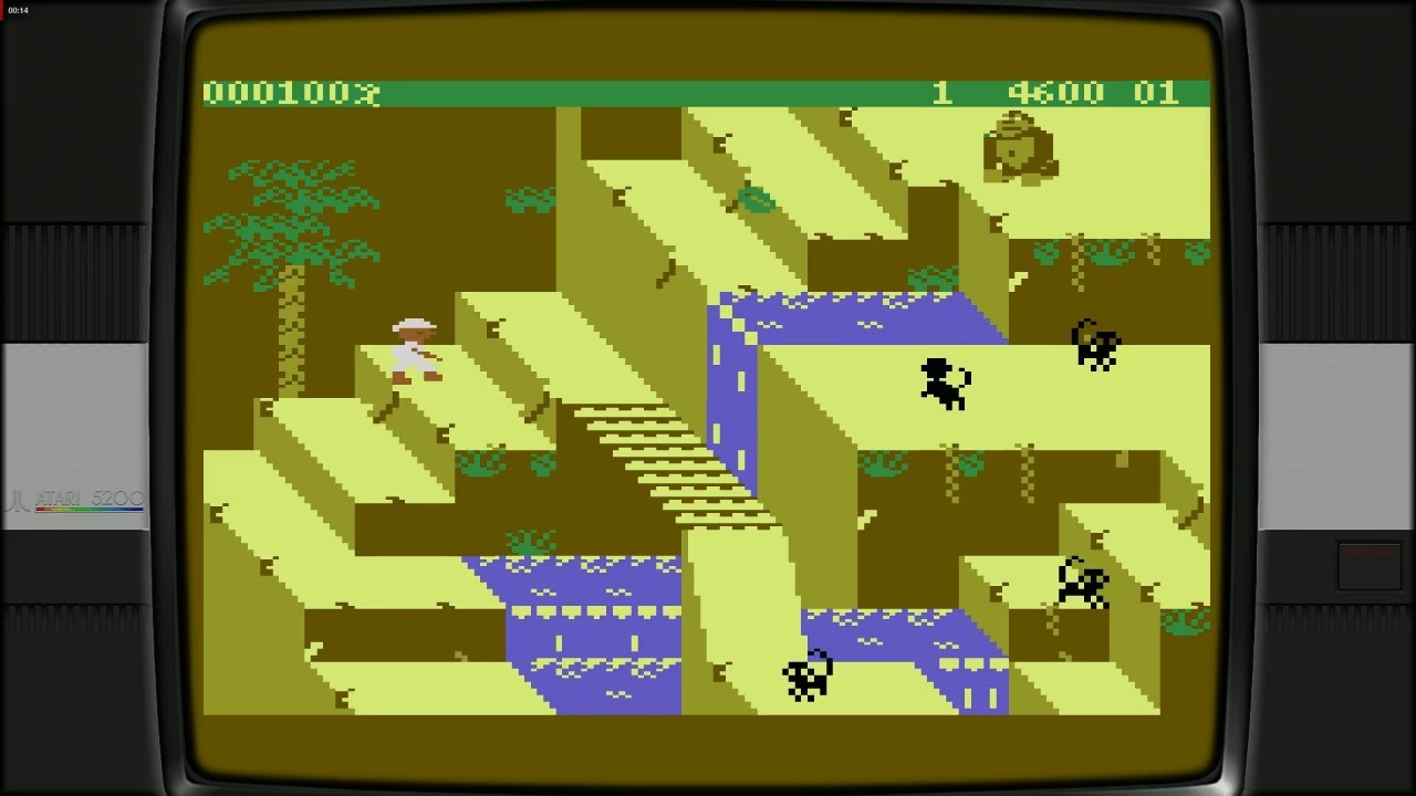 Congo Bongo [Atari 5200] – Sega’s Isometric Jungle Adventure