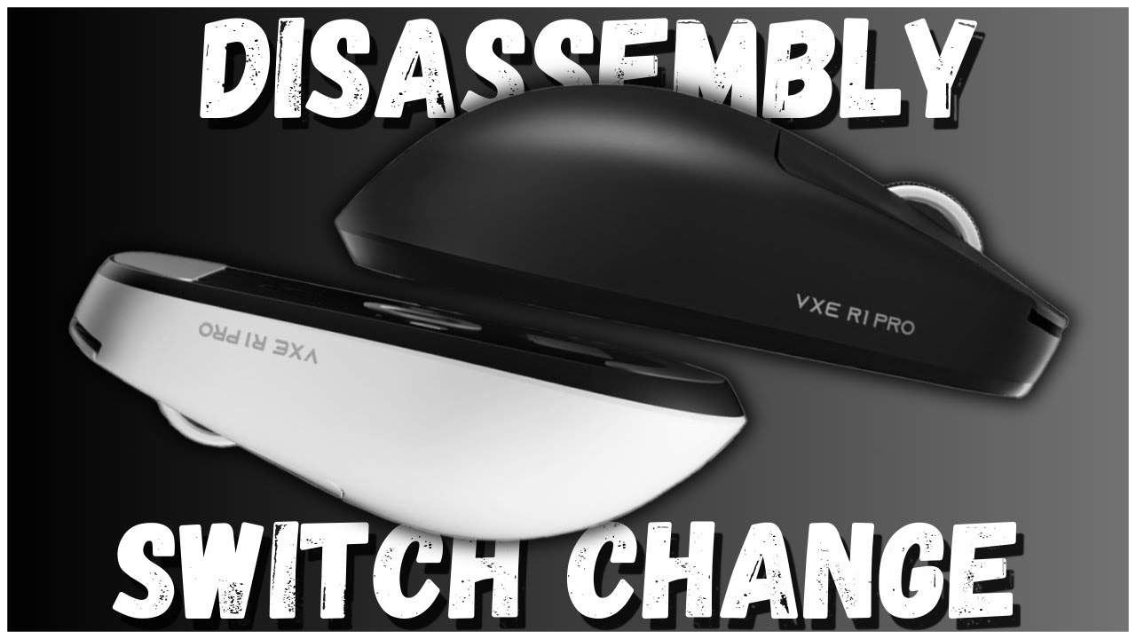 VXE R1 Pro Disassembly and switch change.