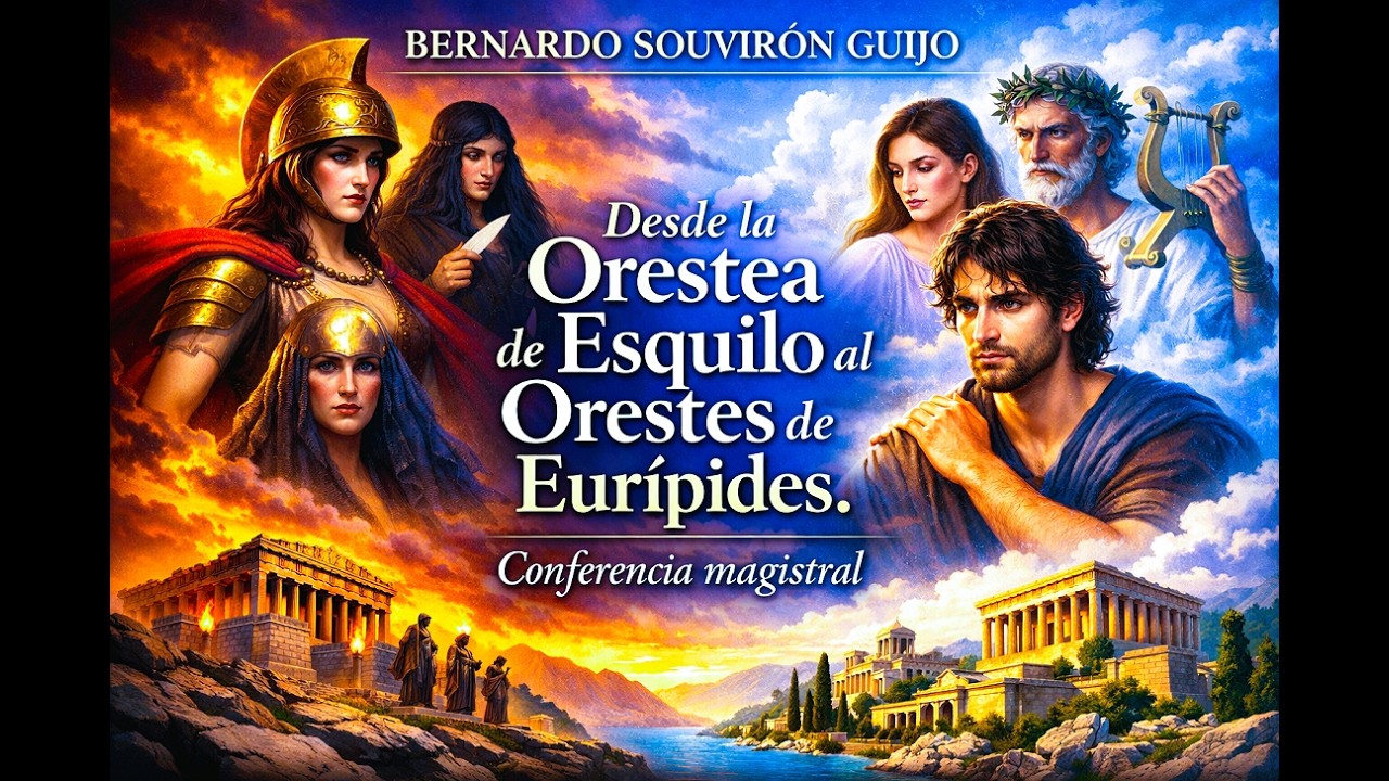 BERNARDO SOUVIRÓN GUIJO. Desde la Orestea de Esquilo al Orestes de Eurípides. Conferencia magistral
