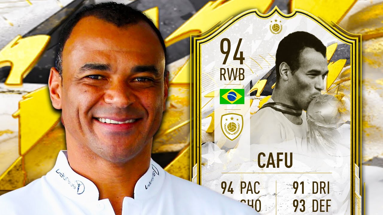 94 ICON MOMENTS CAFU PLAYER REVIEW - FIFA 22 ULTIMATE TEAM