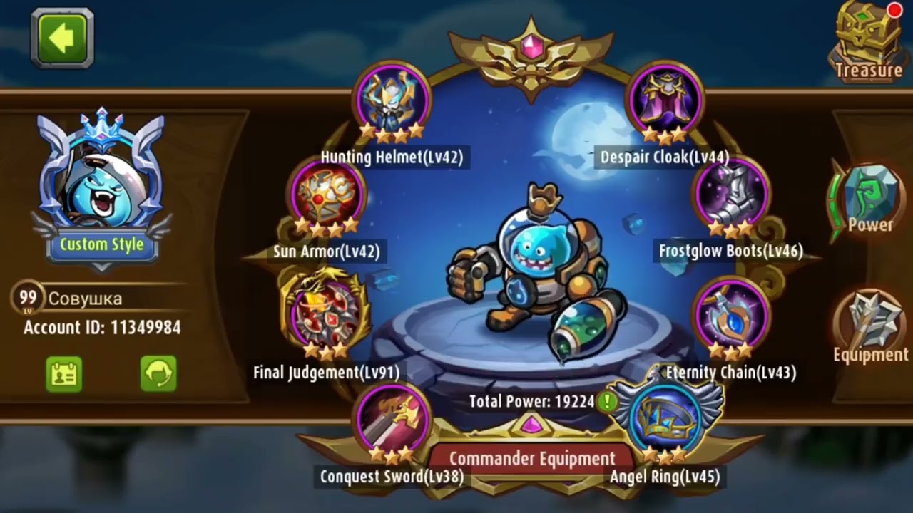 Еще раз про командирское снаряжение в Magic Rush  Heroes