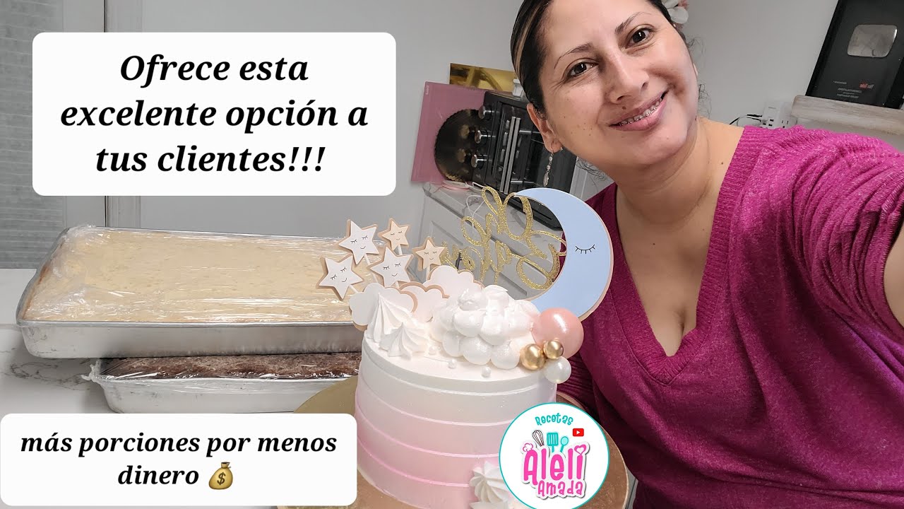 💲 OFRECE esta opción a tus clientes para ajustar su presupuesto del PASTEL