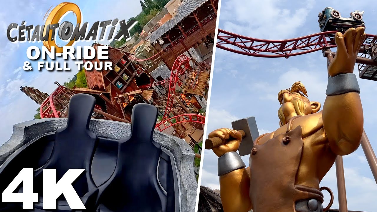 Cétautomatix [On-Ride with Queue 4K POV] - Parc Astérix