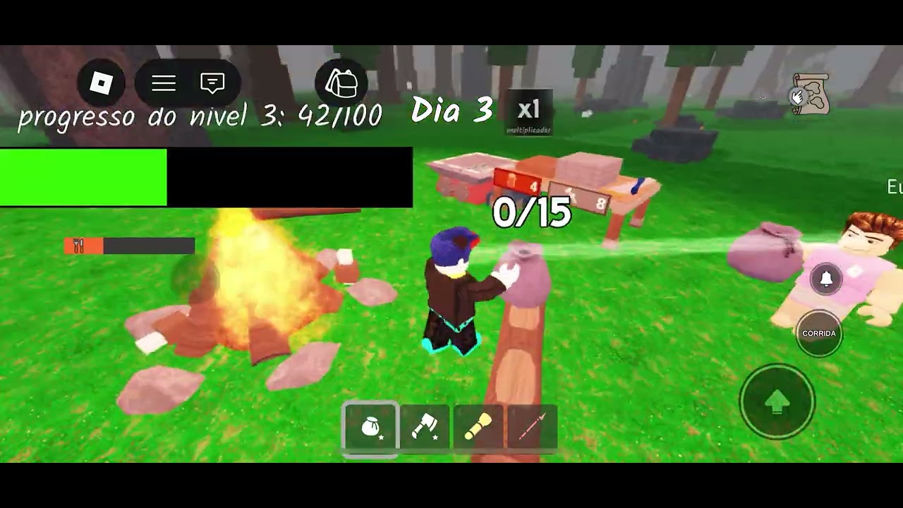 Eu jogando com mo meu irmão
