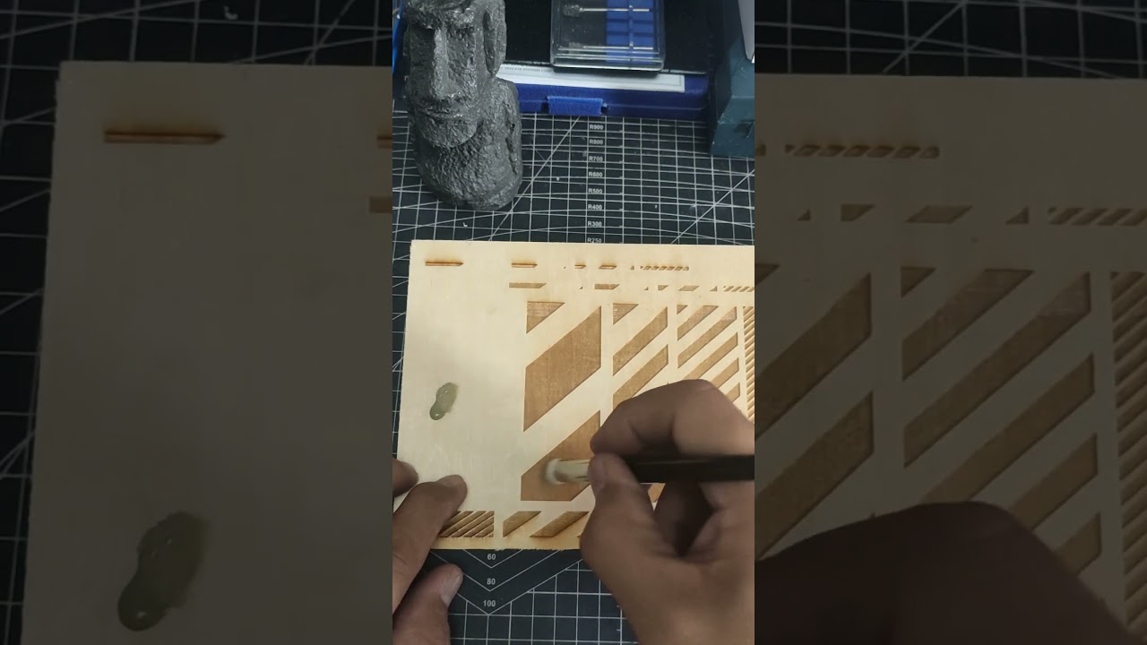 Laser Engrave Dry Brush Palette