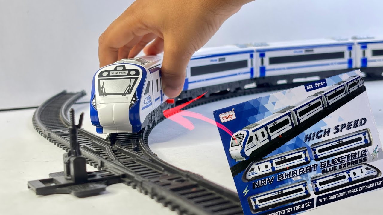 Centy Toys Nav Bharat Electric (Blue Express) Set Unboxing | Blue Vande Bharat Centy Toy Train Set
