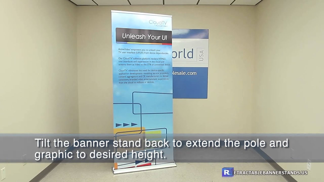 HD Retractable Banner Stand