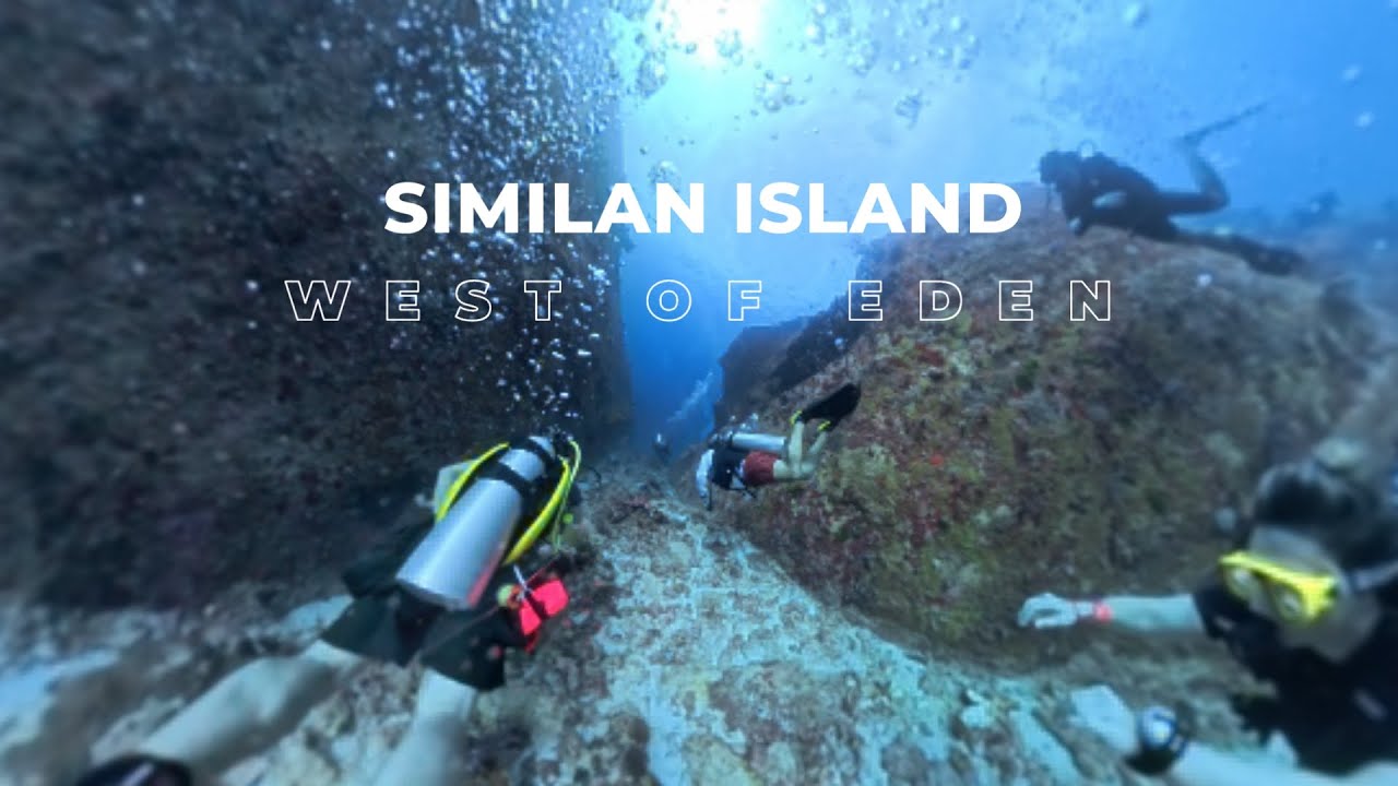 Seatopia Similan islands liveaboard scuba diving group Dan 2 dive west of eden