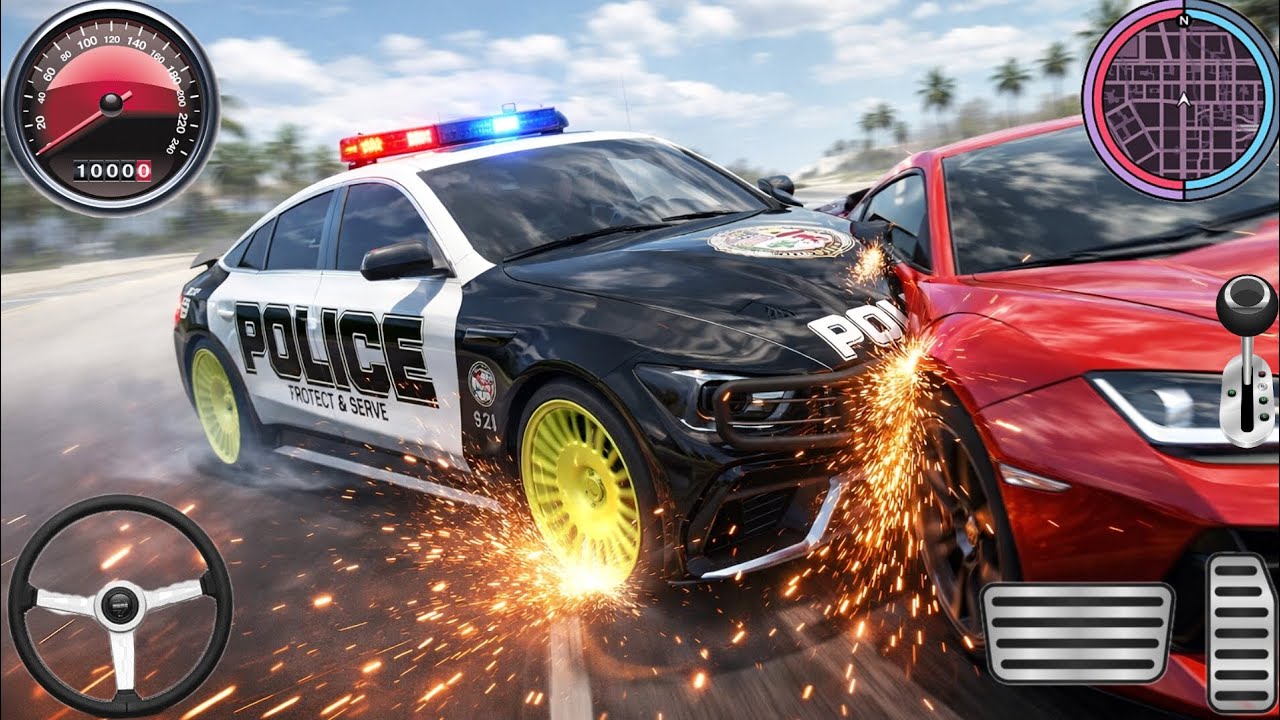 Police Car Simulator | Action Packed Chase Gameplay | Gameplay #747