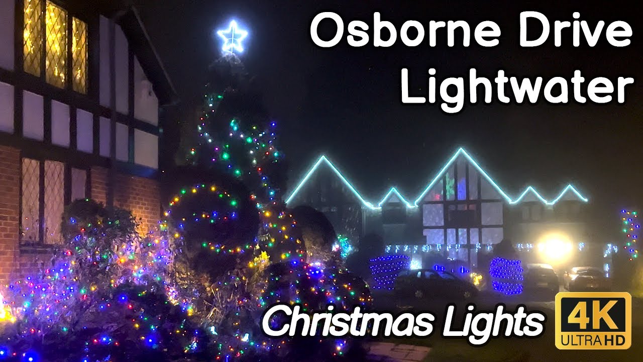 Huge Christmas Light Display on Osborne Drive, Lightwater 2023