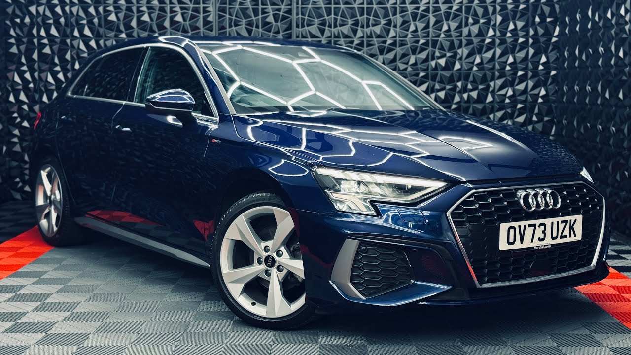 2023 Audi A3 2.0 TDi 35 Sline Sportback S Tronic with 15526 miles for sale at £24,745