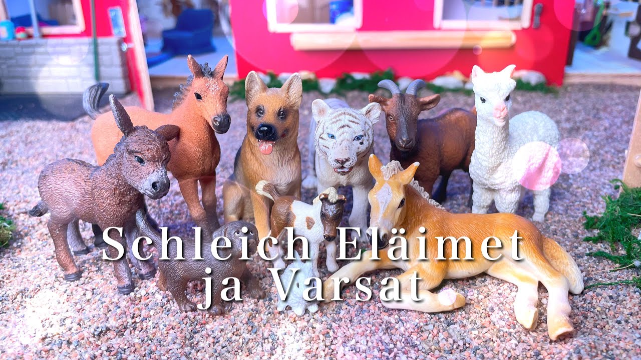MUN KAIKKI SCHLEICH ELÄIMET JA VARSAT!