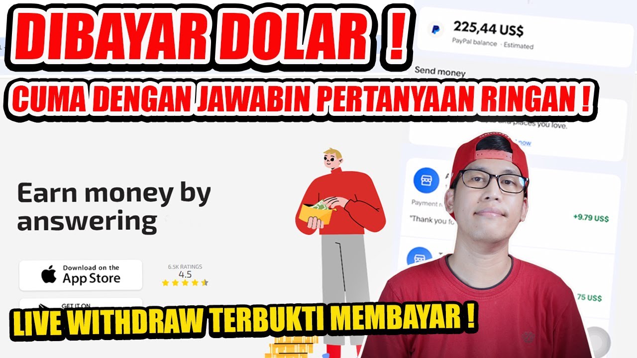 DI BAYAR DOLAR CUMA DGN JAWABIN PERTANYAAN RINGAN! APLIKASI PENGHASIL SALDO PAYPAL GRATIS! ATTAPOLL