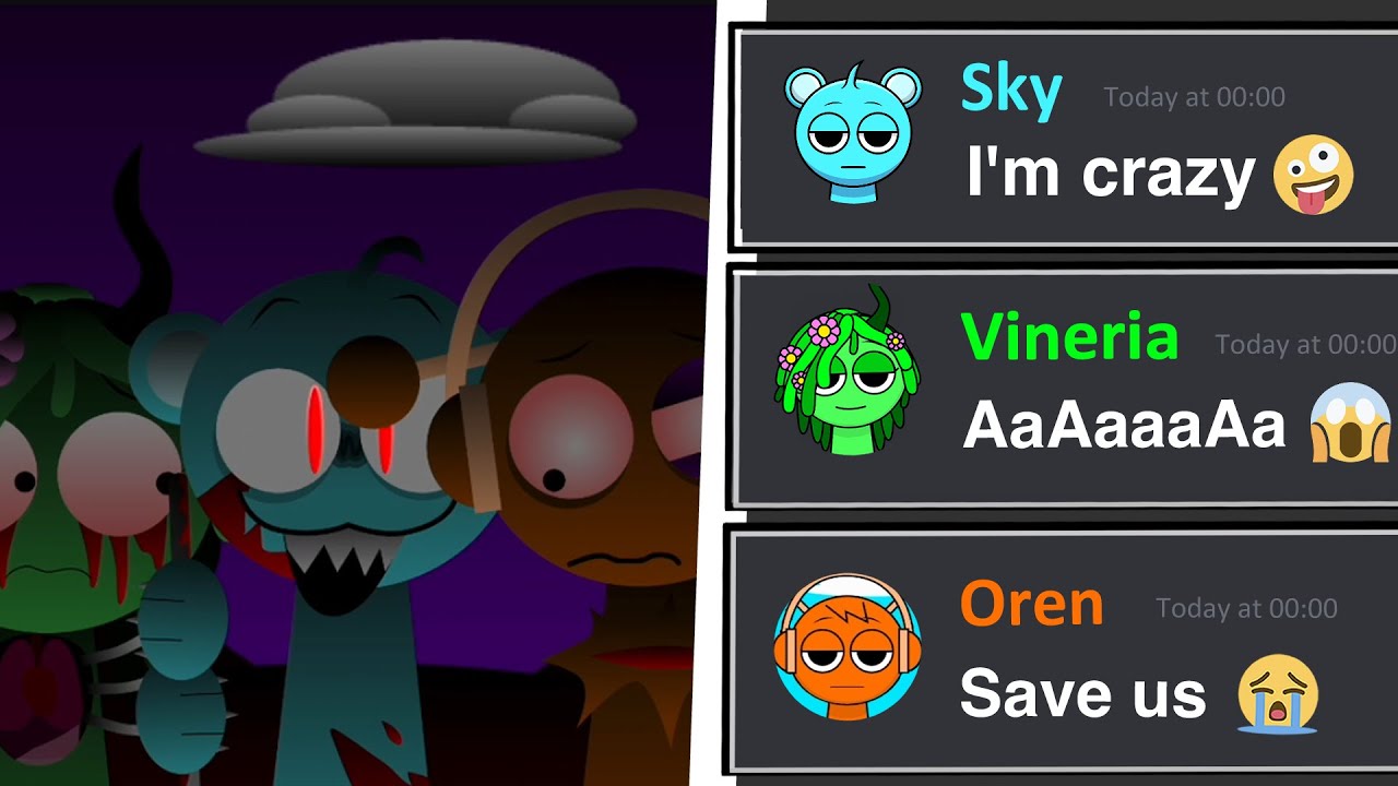 Sprunki Reacts to SKY'S MASSACRE.... Sky Goes CRAZY O_O