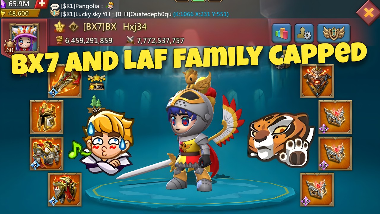 Lords Mobile - 5 emperor pieces vs Mythic Rally Trap! BX7, DoY, LaF coming. Can they survive?
