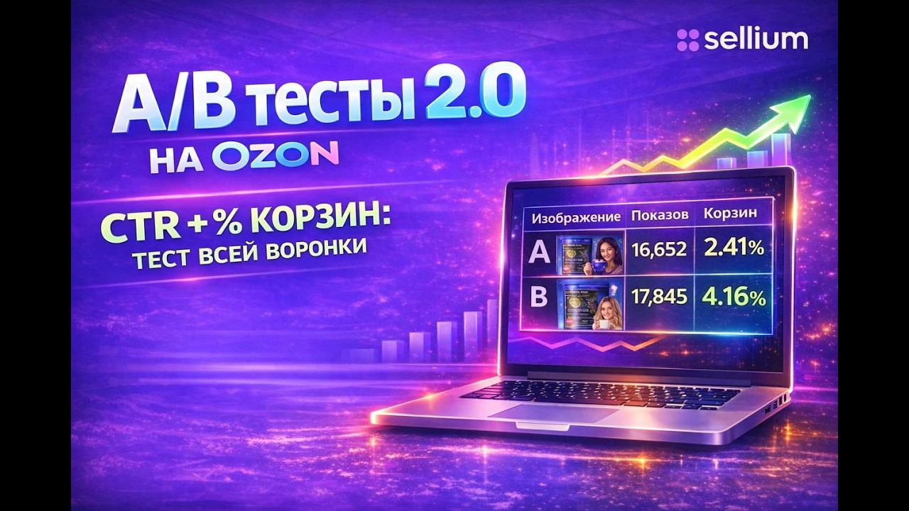 АБ тесты 2.0 на Озон - что нового? Тестируем целые воронки инфографики