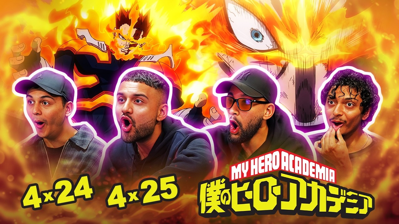 ENDEAVOR GOES PLUS ULTRA!! 🔥 | My Hero Academia 4x24 & 4x25 | FIRST TIME REACTION