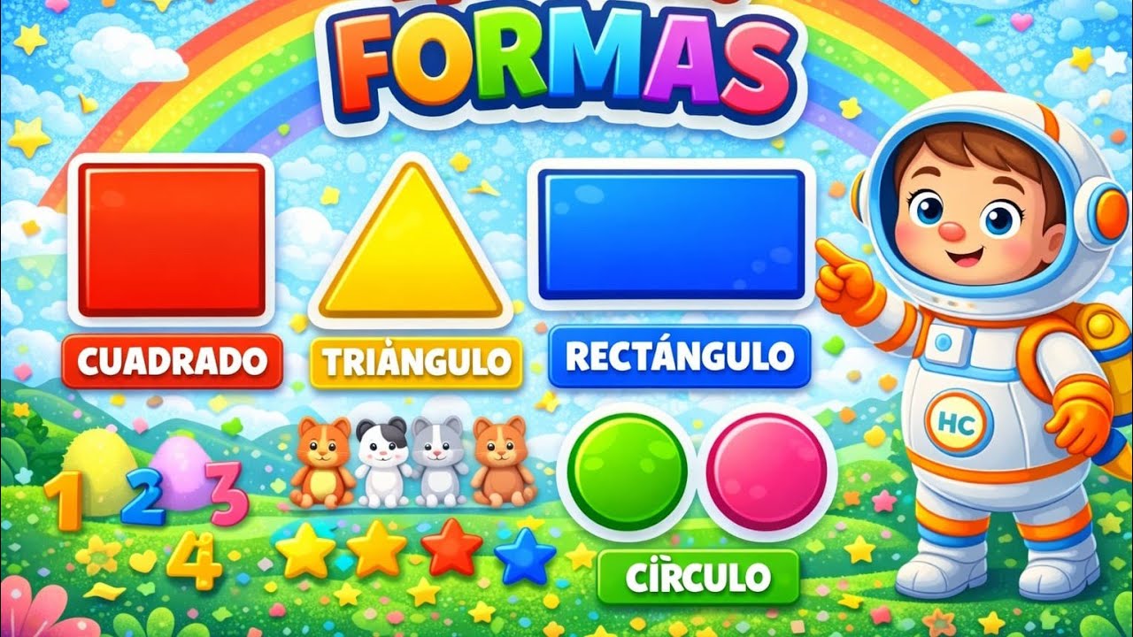 Helio Curioso | 🚀 🔵🟩🔺📙 Aprende las Formas de una manera sencilla y didáctica.