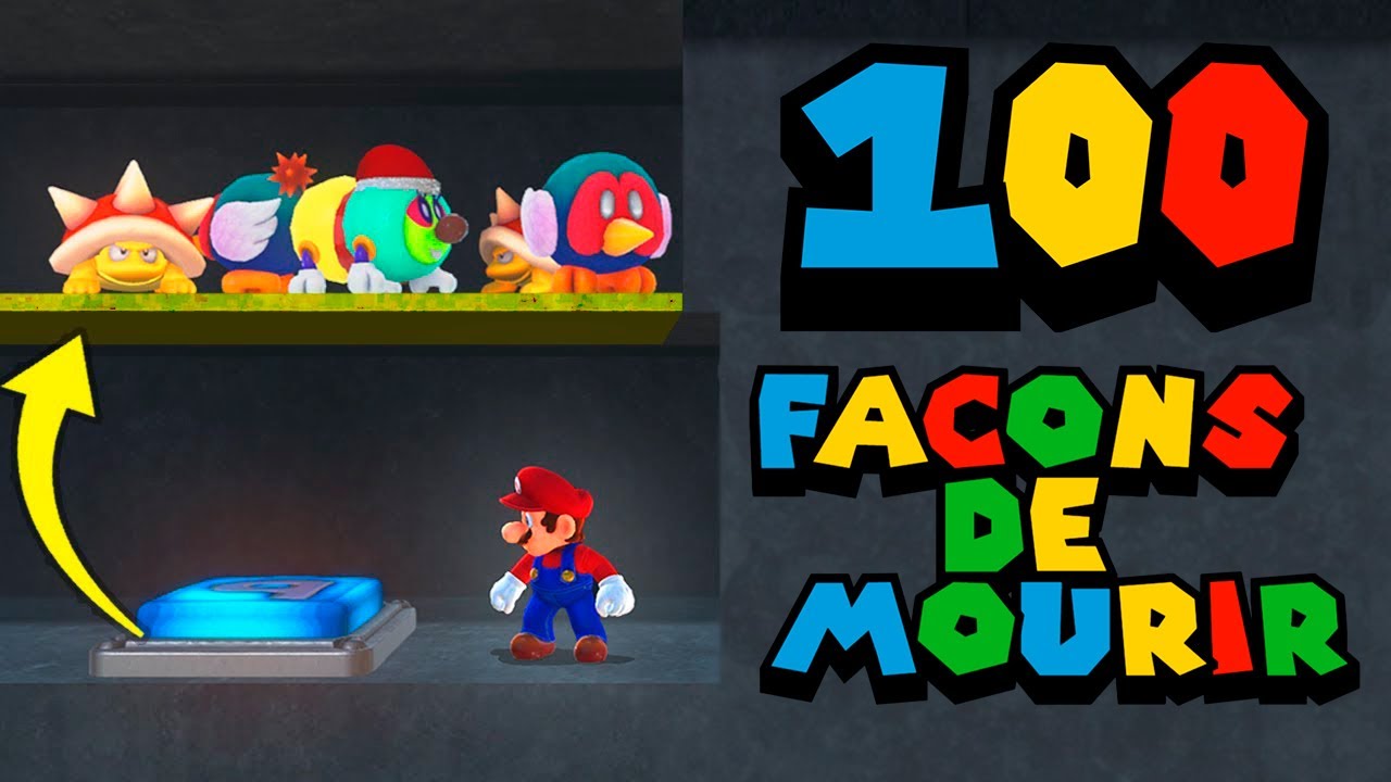 100 Façons de Mourir dans le jeu Super Mario ! | Mario Wonder + Super Mario Odyssey