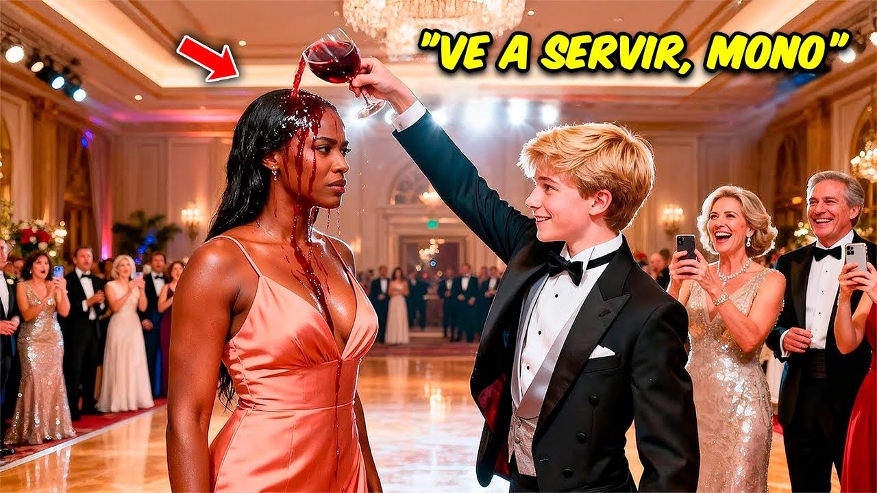 Joven Rico Derrama Vino a CEO Negra   Sus Padres Se Burlan Hasta Que Ella Cancela un Trato de $650