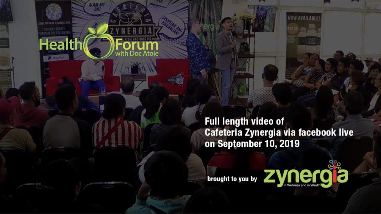 10 September 2019 | Cafeteria Zynergia via Facebook Live