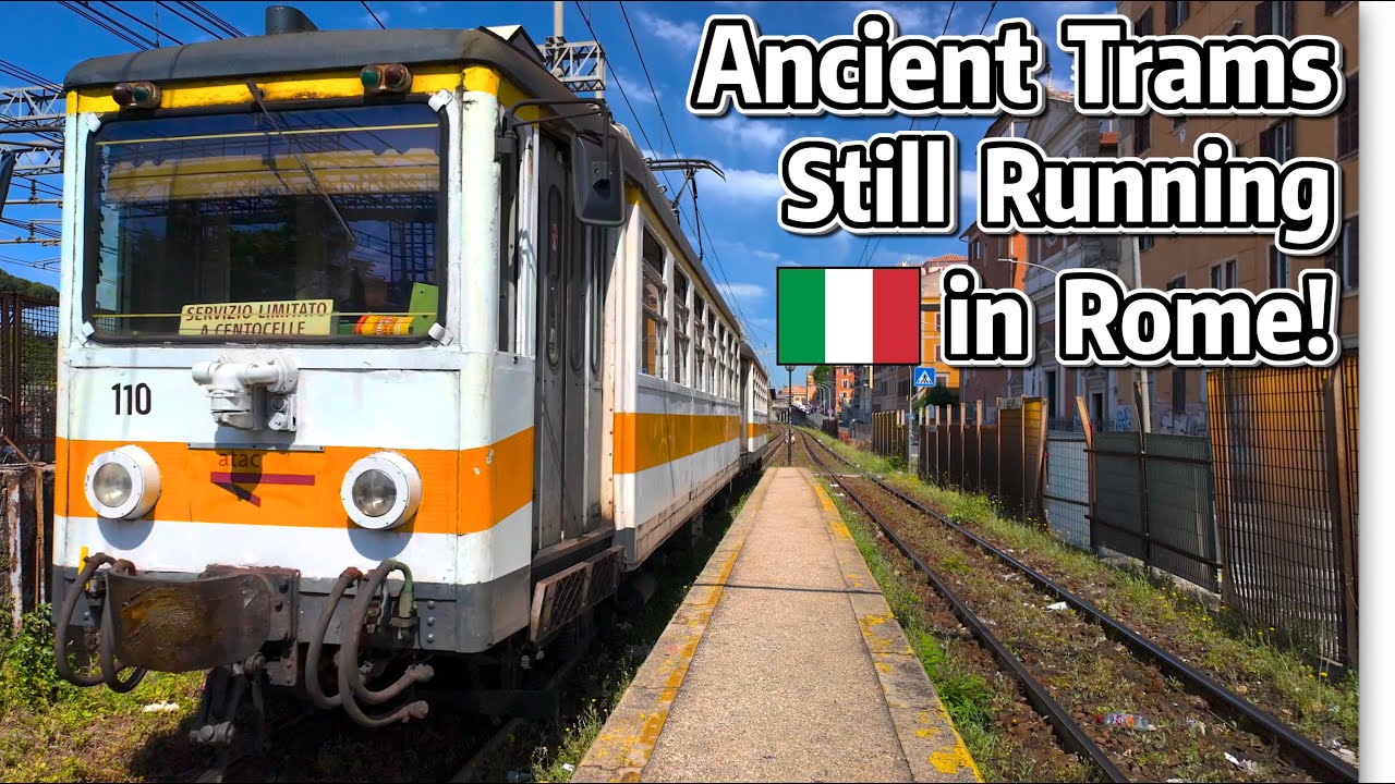 ⁴ᴷ⁶⁰ Rome's Ancient Tram-Train - Exploring the Rome–Centocelle Line in 2025