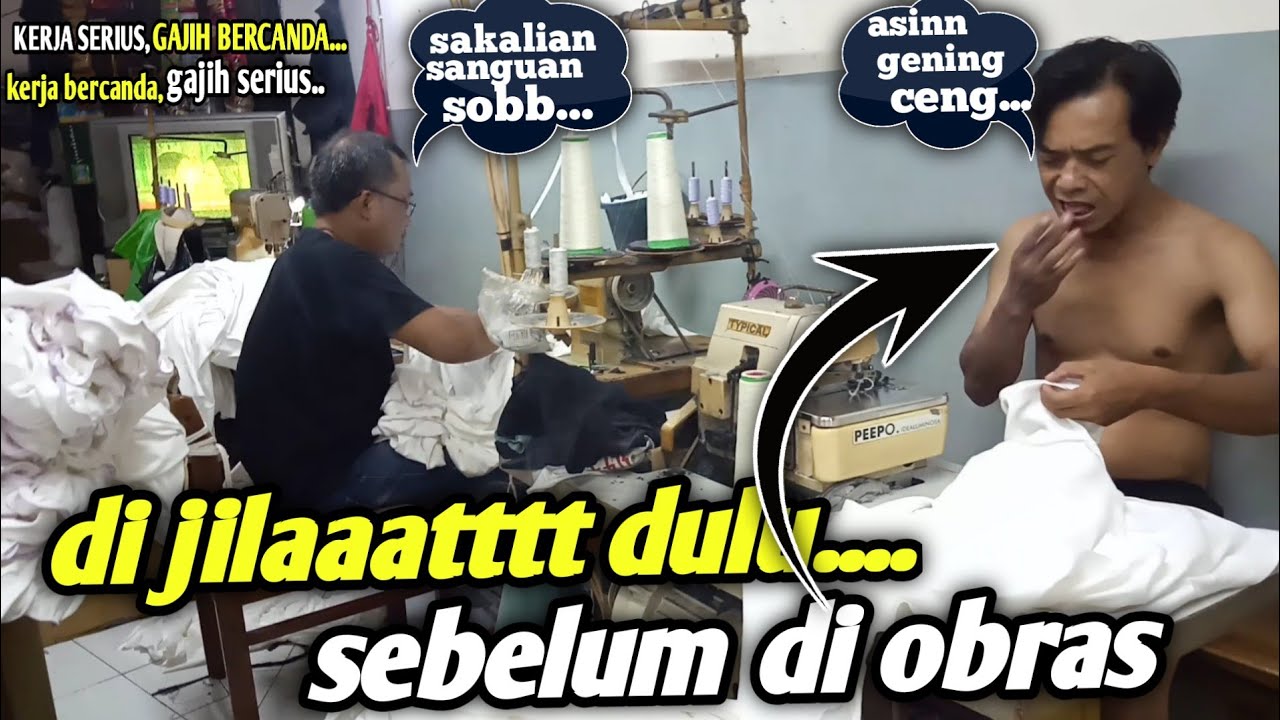 Di jilat dulu sebelum di obras ⁉️‼️ konfeksi bandung
