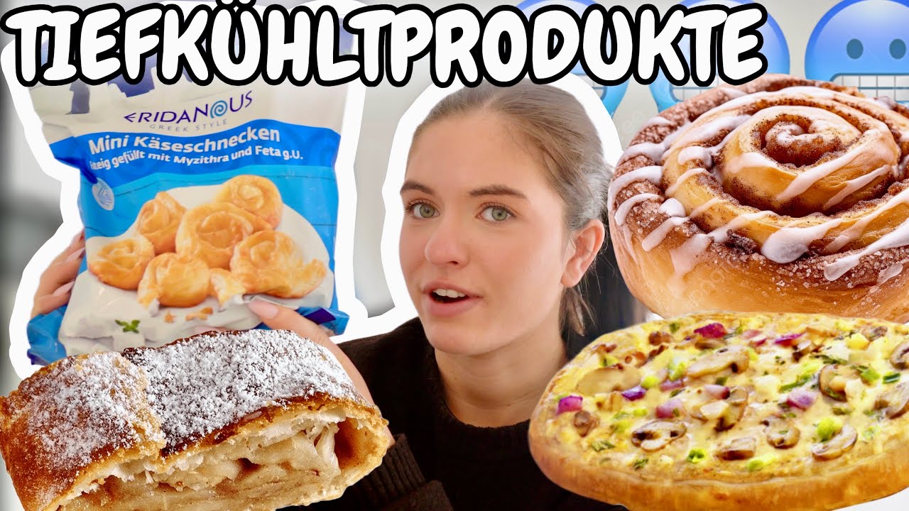 24h nur TIEFKÜHLPRODUKTE essen🥶❄️!!